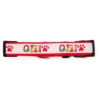 The License House Ohio State Buckeyes Paw Print OH-IO Dog Collar