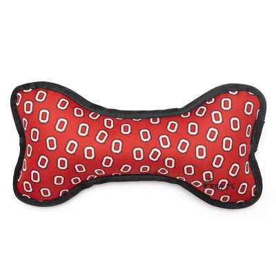 The License House Ohio State Buckeyes Dog Tough Block O Bone Toy 1 The License House Ohio State Buckeyes Dog Tough Block O Bone Toy