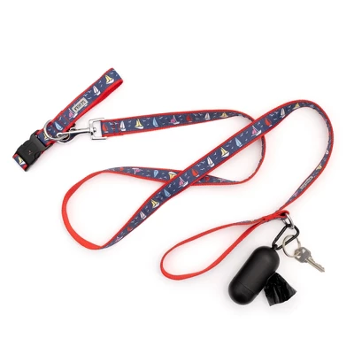 The Worthy Dog Sailboats Dog Leash 1 The Worthy Dog Sailboats Dog Leash