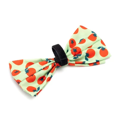 Tomatoes Dog Bow Tie - Adjustable Collar Accessory By The Worthy Dog 1 Tomatoes Dog Bow Tie - Adjustable Collar Accessory By The Worthy Dog