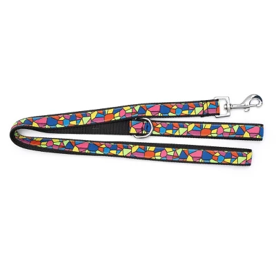 The Worthy Dog Stained Glass Pet Leash 2 The Worthy Dog Stained Glass Pet Leash - Image 2