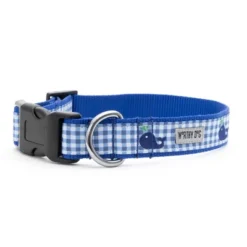 The Worthy Dog Gingham Whales Dog Collar 7 The Worthy Dog Gingham Whales Dog Collar -Pet Shop GUEST bf61c9d6 3559 4de8 b4ae 212cbacc7fdc