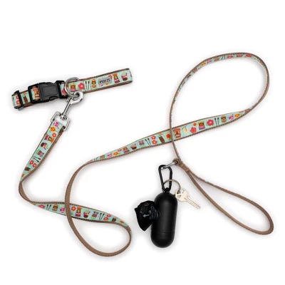 The Worthy Dog Tiki Time Adjustable Dog Collar 1 The Worthy Dog Tiki Time Adjustable Dog Collar