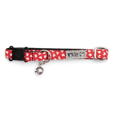 The Worthy Dog Be Mine Breakaway Adjustable Cat Collar 2 The Worthy Dog Be Mine Breakaway Adjustable Cat Collar - Image 2