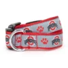 The License House Ohio State Buckeyes Dog Athletic O Paw Print Collar
