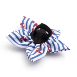 The Worthy Dog Stripe Anchors Flower Accessory