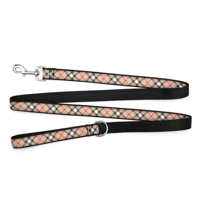 The Worthy Dog Bias Plaid Dog Leash 2 The Worthy Dog Bias Plaid Dog Leash - Image 2