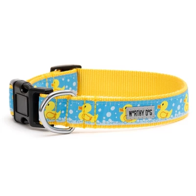 The Worthy Dog Rubber Duck Dog Collar 3 The Worthy Dog Rubber Duck Dog Collar - Image 3