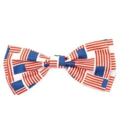 The Worthy Dog Patchwork Flag Adjustable Bow Tie Accessory -Pet Shop GUEST d9ad2db8 58a1 44bf a196 da6ef802d868