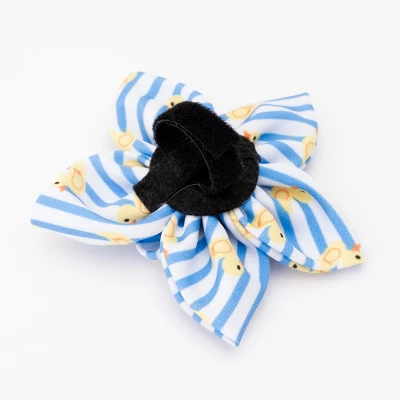 The Worthy Dog Stripe Rubber Duck Flower Accessory 1 The Worthy Dog Stripe Rubber Duck Flower Accessory