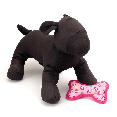 The Worthy Dog Tough Birthday Girl Bone Dog Toy 2 The Worthy Dog Tough Birthday Girl Bone Dog Toy - Image 2