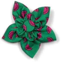 The Worthy Dog Watermelon Flower Adjustable Collar Attachment Accessory