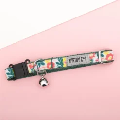 The Worthy Dog Spring Bouquet Breakaway Adjustable Cat Collar