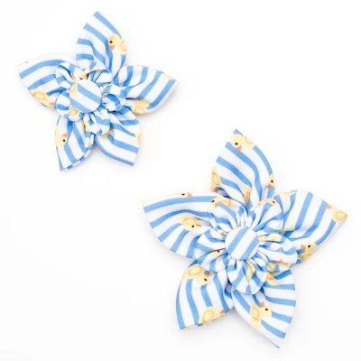 The Worthy Dog Stripe Rubber Duck Flower Accessory 2 The Worthy Dog Stripe Rubber Duck Flower Accessory - Image 2
