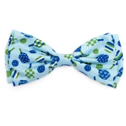 Pickleball Dog Bow Tie - Adjustable Collar Accessory By The Worthy Dog -Pet Shop GUEST e93e6183 ced0 4884 8c6e 989f810cc310