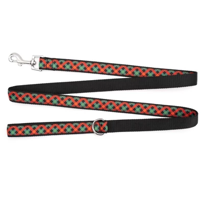 The Worthy Dog Holiday Check Dog Leash 3 The Worthy Dog Holiday Check Dog Leash - Image 3