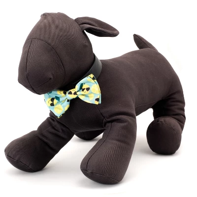 The Worthy Dog Lemons Adjustable Bow Tie Accessory 2 The Worthy Dog Lemons Adjustable Bow Tie Accessory - Image 2