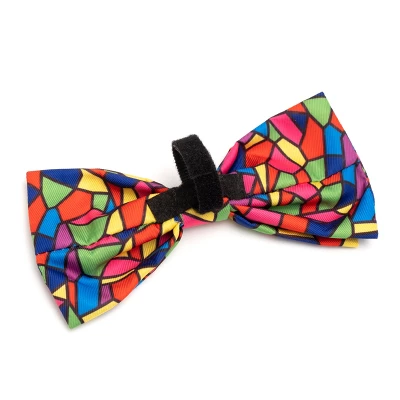 The Worthy Dog Stained Glass Bow Tie Accessory 1 The Worthy Dog Stained Glass Bow Tie Accessory