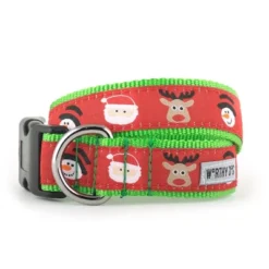 The Worthy Dog Merry Christmas! Dog Collar
