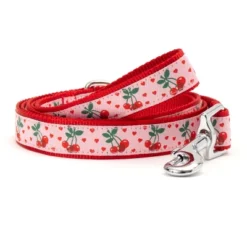 Cherries Jubilee Dog Leash - The Worthy Dog -Pet Shop GUEST f951f333 eaea 46c2 82e8 c9e0eff06ac5