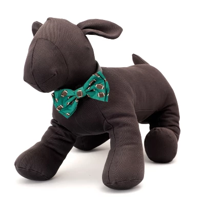 The Worthy Dog Football Bow Tie Adjustable Collar Attachment Accessory 2 The Worthy Dog Football Bow Tie Adjustable Collar Attachment Accessory - Image 2