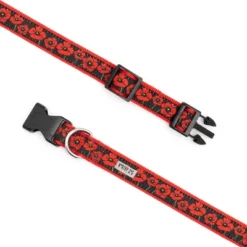 The Worthy Dog Poppies Collar