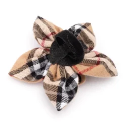 The Worthy Dog Plaid Flower Accessory